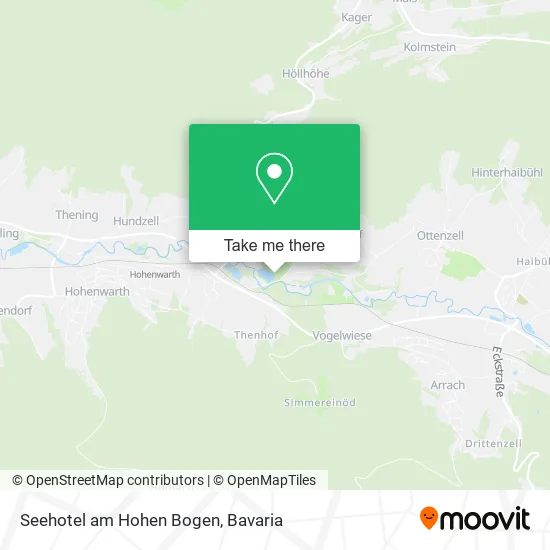 Карта Seehotel am Hohen Bogen