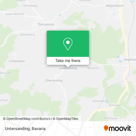 Карта Untersanding