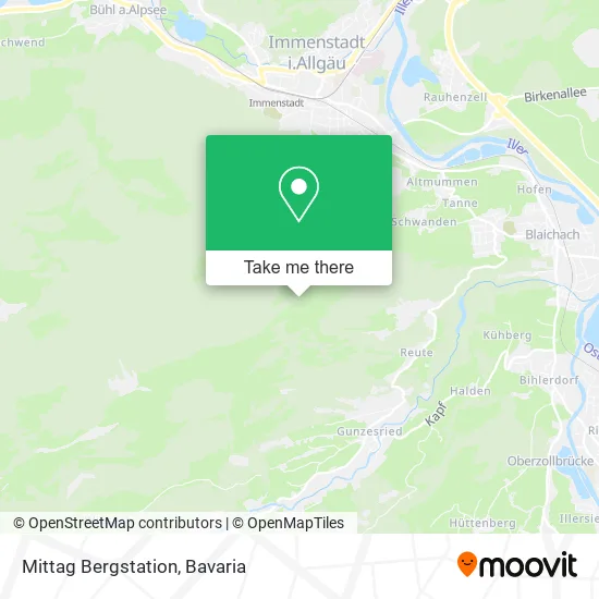 Карта Mittag Bergstation