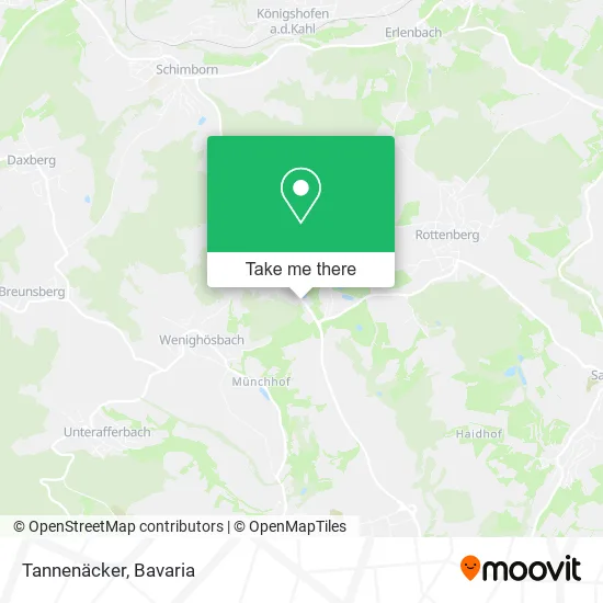 Карта Tannenäcker
