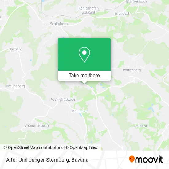 Карта Alter Und Junger Sternberg