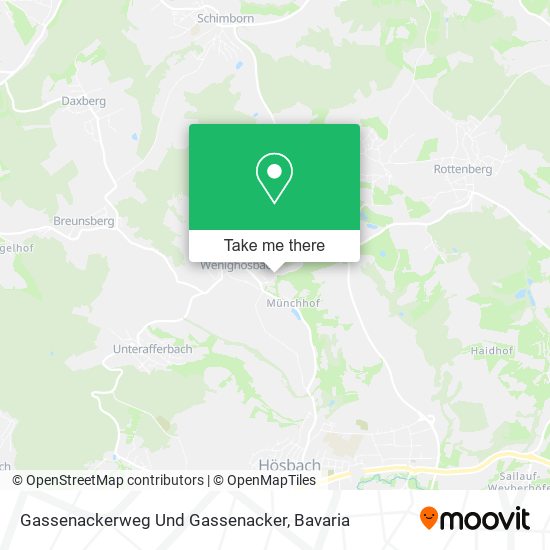 Gassenackerweg Und Gassenacker map