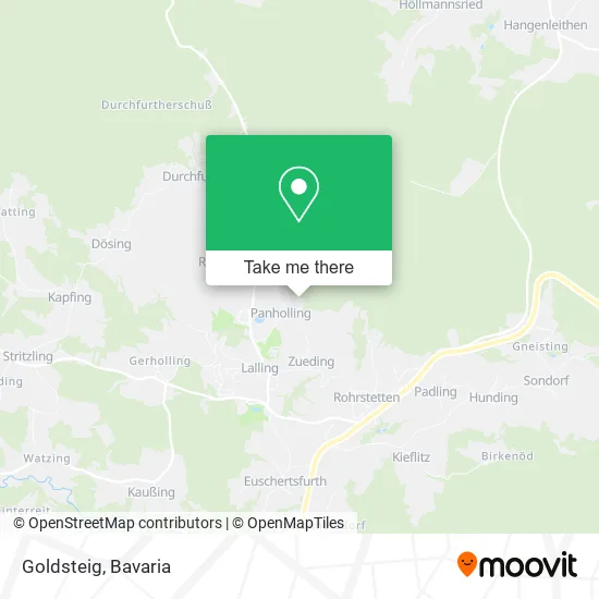 Карта Goldsteig
