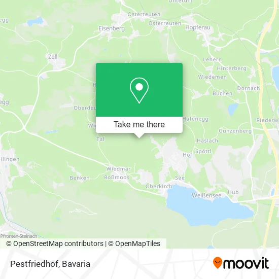 Карта Pestfriedhof