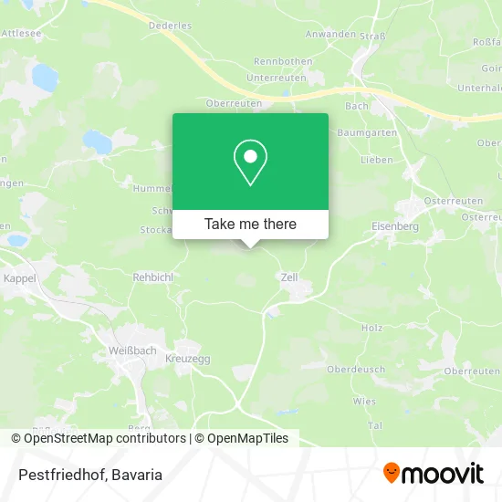 Карта Pestfriedhof