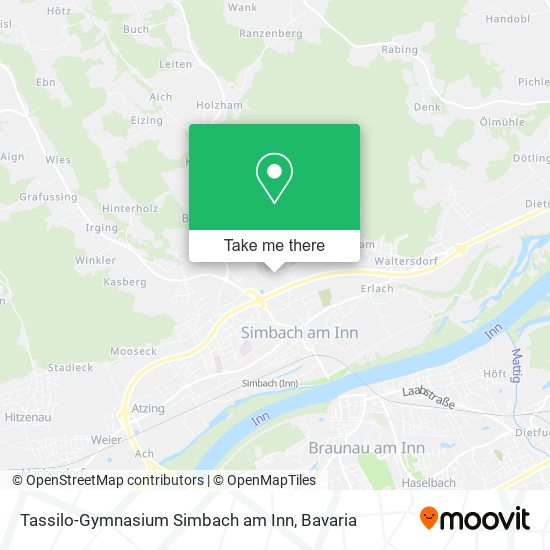 Tassilo-Gymnasium Simbach am Inn map