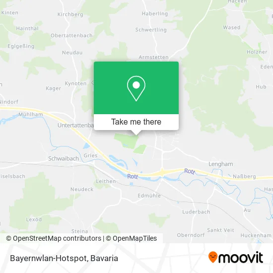 Карта Bayernwlan-Hotspot