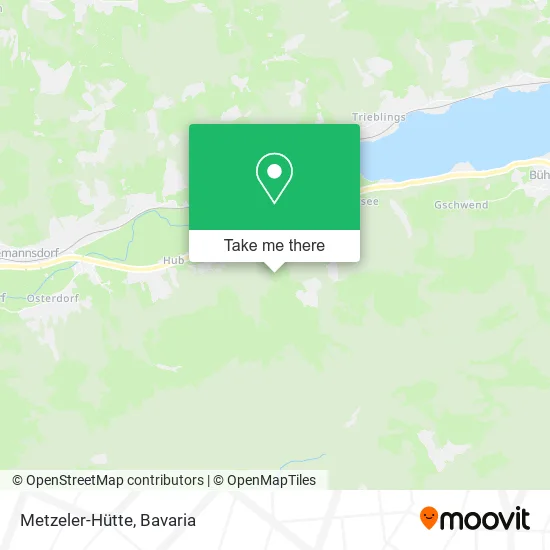 Карта Metzeler-Hütte
