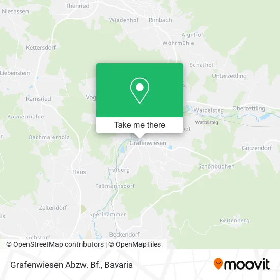 Карта Grafenwiesen Abzw. Bf.
