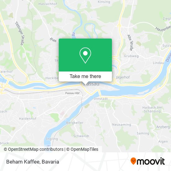 Beham Kaffee map