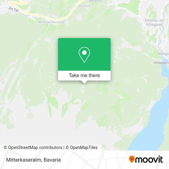 Карта Mitterkaseralm