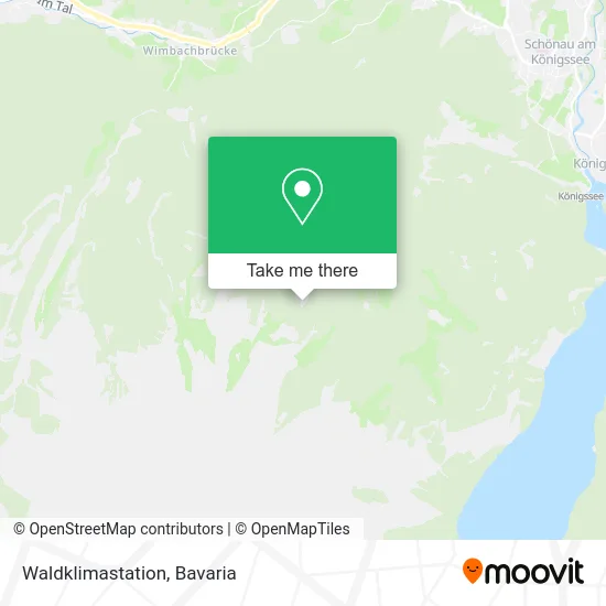 Карта Waldklimastation