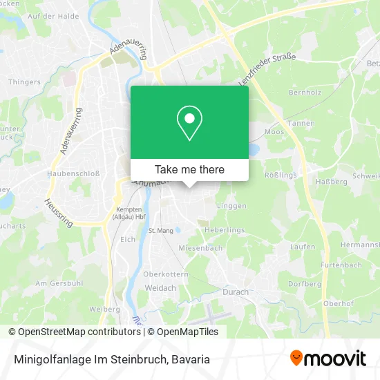 Карта Minigolfanlage Im Steinbruch