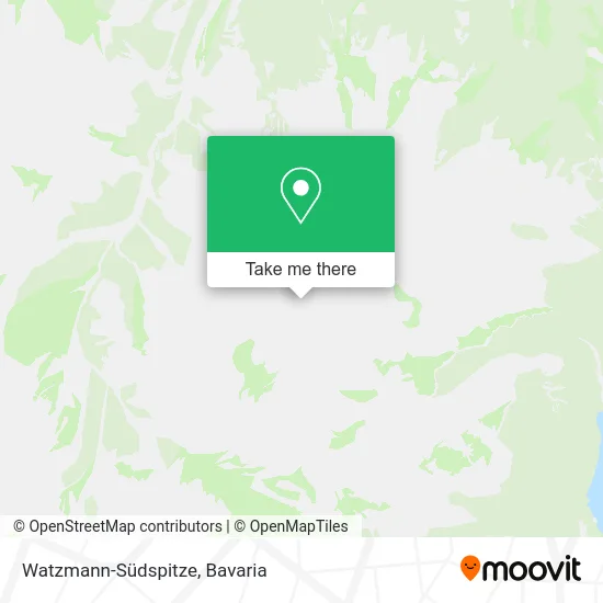 Карта Watzmann-Südspitze