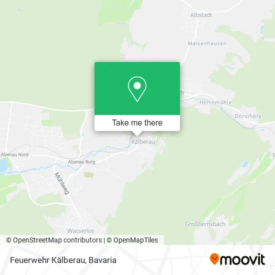 Карта Feuerwehr Kälberau