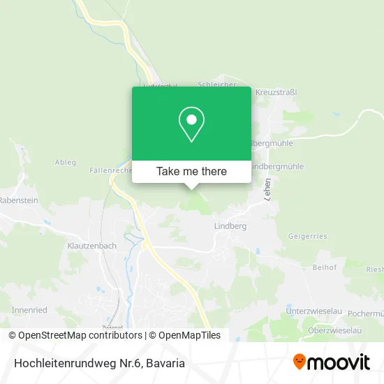 Карта Hochleitenrundweg Nr.6