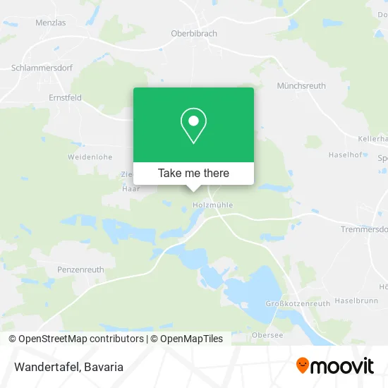 Карта Wandertafel