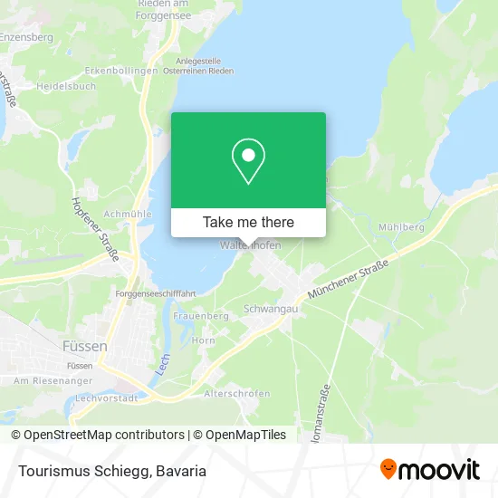 Карта Tourismus Schiegg