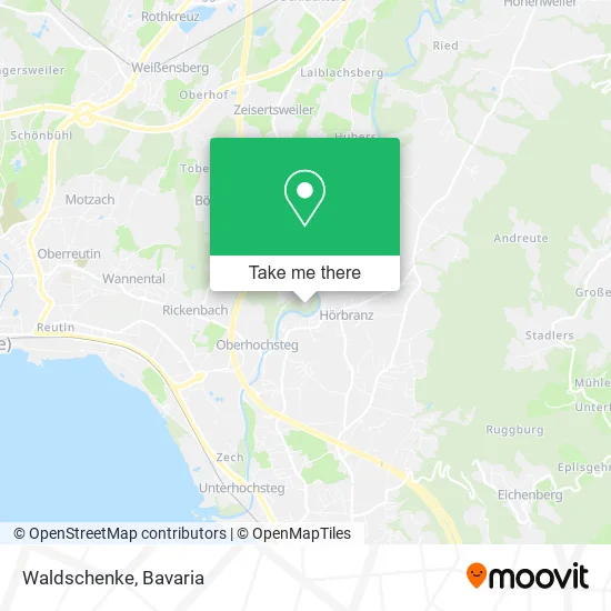 Карта Waldschenke