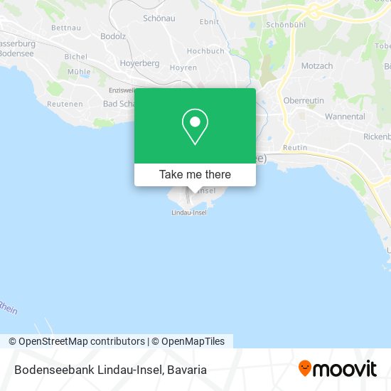 Bodenseebank Lindau-Insel map