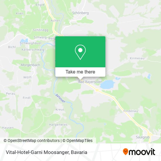 Vital-Hotel-Garni Moosanger map