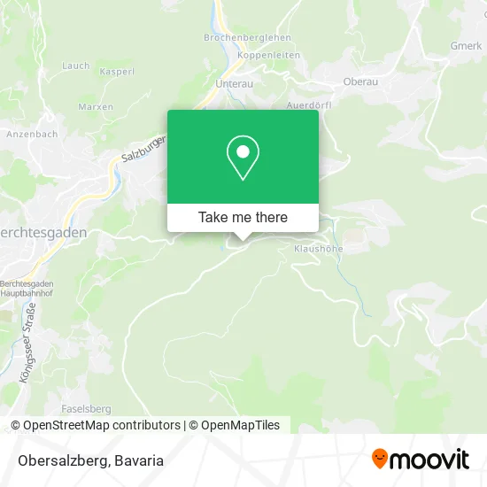 Карта Obersalzberg