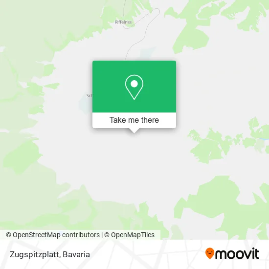 Карта Zugspitzplatt