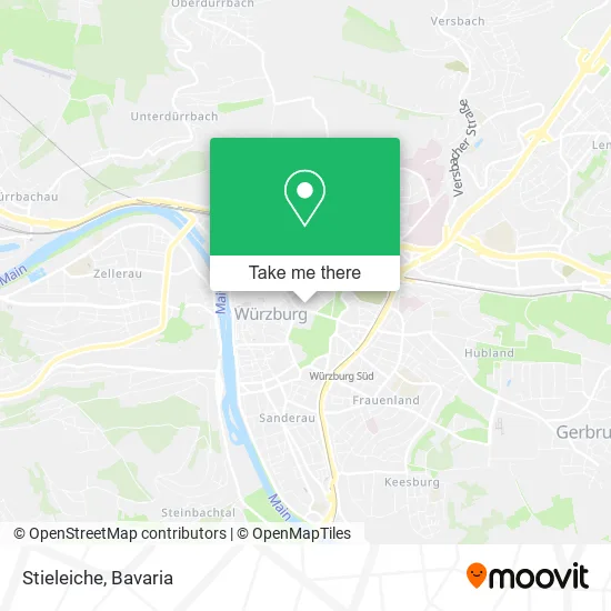 Карта Stieleiche