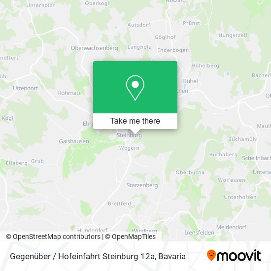 Карта Gegenüber / Hofeinfahrt Steinburg 12a