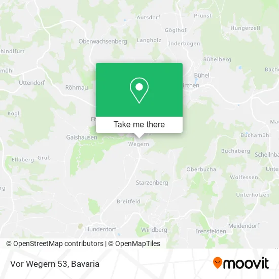 Карта Vor Wegern 53