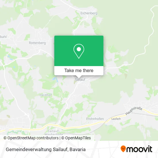 Карта Gemeindeverwaltung Sailauf
