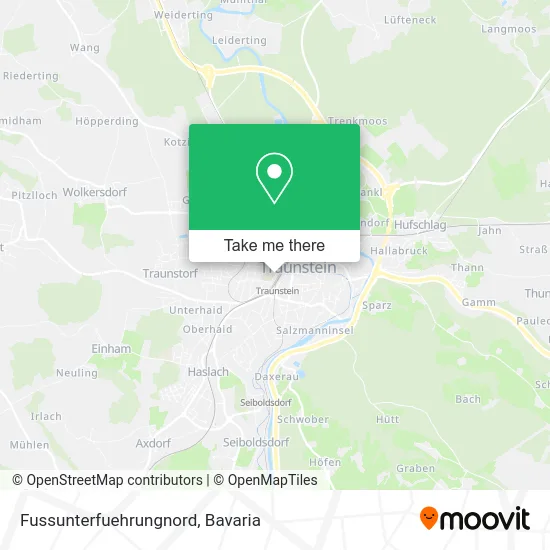 Карта Fussunterfuehrungnord