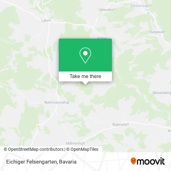 Карта Eichiger Felsengarten