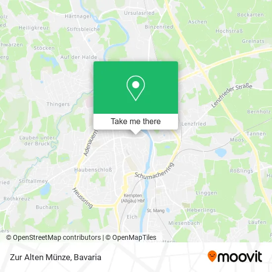 Карта Zur Alten Münze