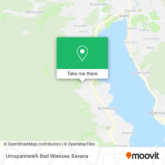 Карта Umspannwerk Bad Wiessee
