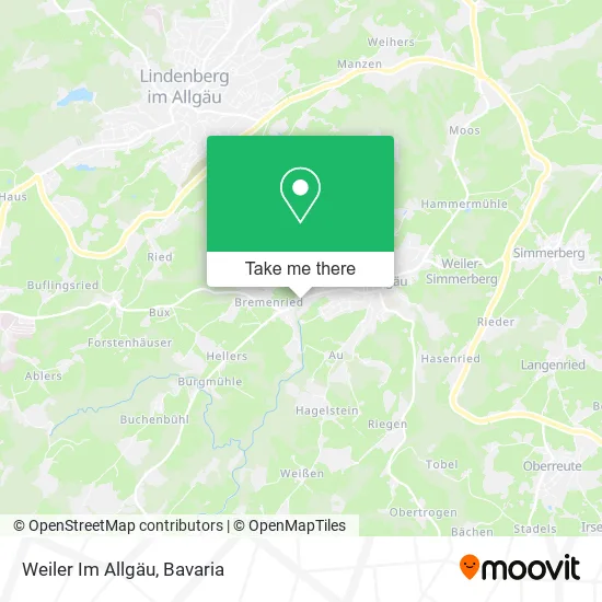 Карта Weiler Im Allgäu