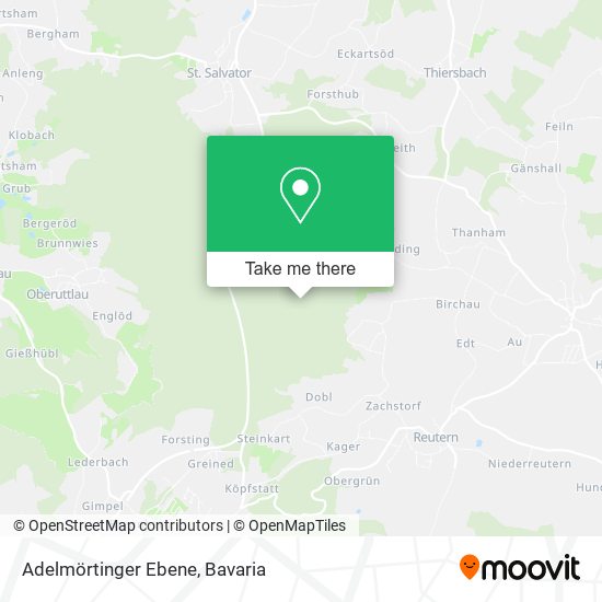 Adelmörtinger Ebene map