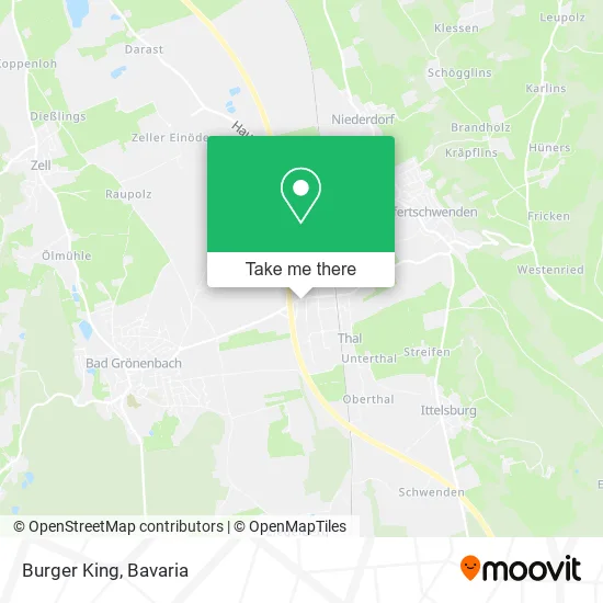 Карта Burger King