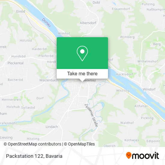 Карта Packstation 122
