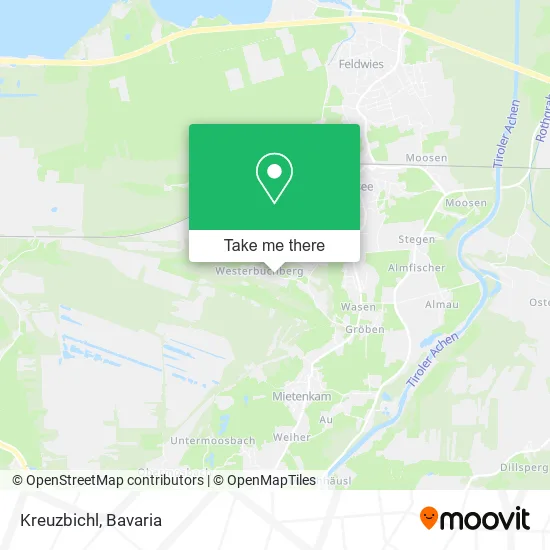Карта Kreuzbichl