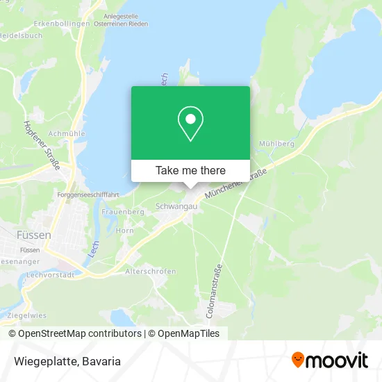 Карта Wiegeplatte