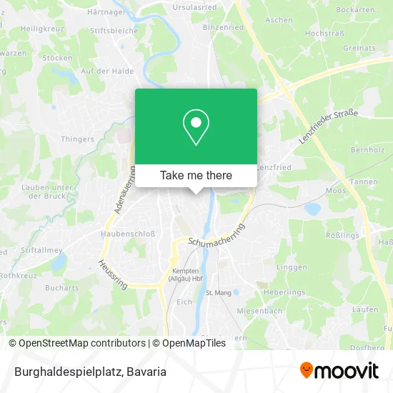 Карта Burghaldespielplatz