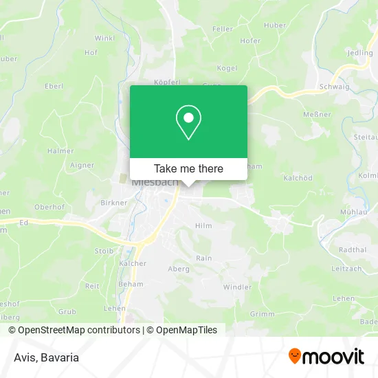 Карта Avis
