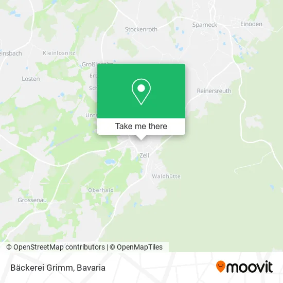 Карта Bäckerei Grimm