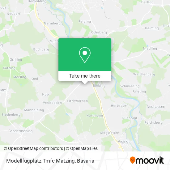 Карта Modellfugplatz Tmfc Matzing