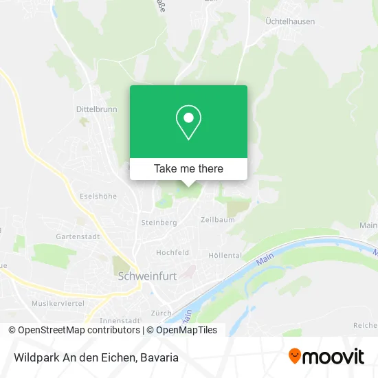 Карта Wildpark An den Eichen