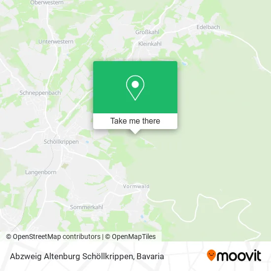 Карта Abzweig Altenburg Schöllkrippen