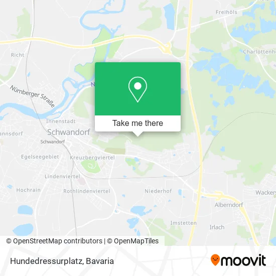 Карта Hundedressurplatz