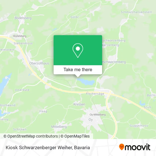 Карта Kiosk Schwarzenberger Weiher