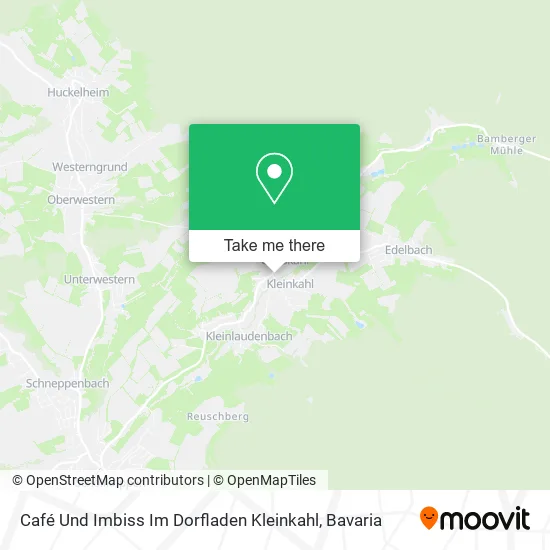 Карта Café Und Imbiss Im Dorfladen Kleinkahl